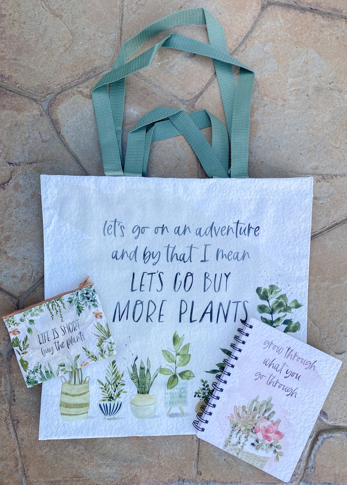 Inspirational Spiral Notebook/Journal - Plant Theme