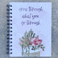 Inspirational Spiral Notebook/Journal - Plant Theme